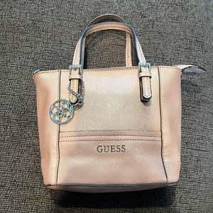 Guess mini tote bag rose gold